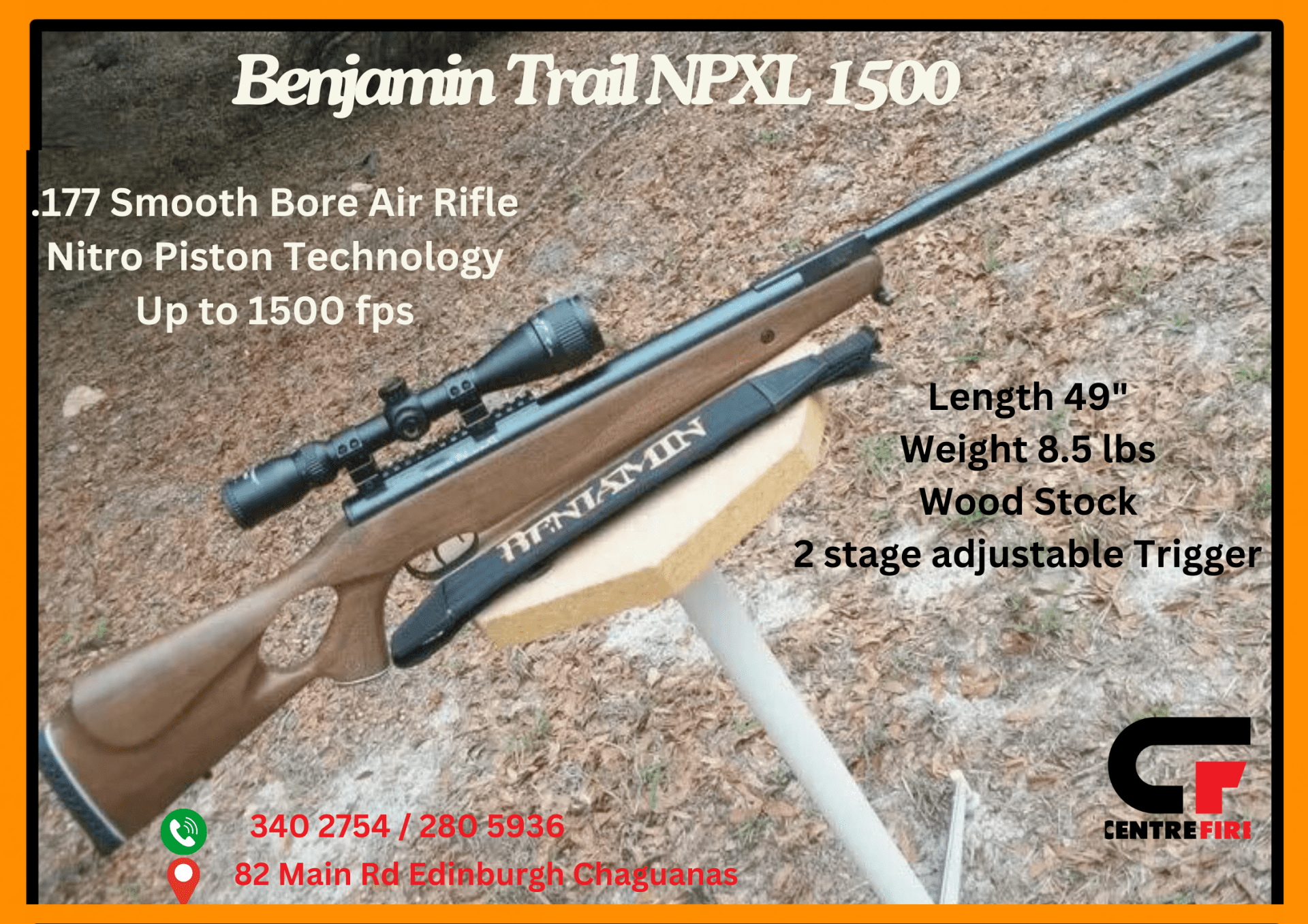 Benjamin Trail NP XL1500 (.177) – CentreFire Advanced Security